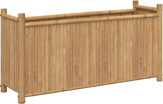 Ζαρντινιέρα 100x30x50 Εκ Μπαμπού Καφέ 100 X 30 X 50 Cm