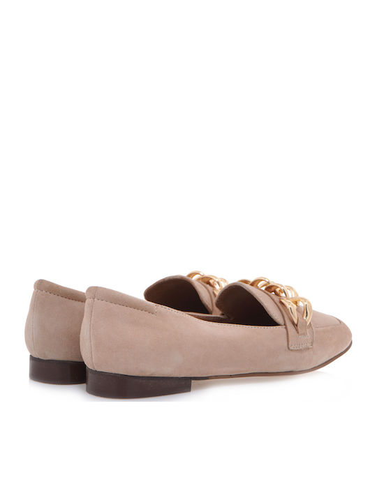Дамски Loafers в Бежов Цвят