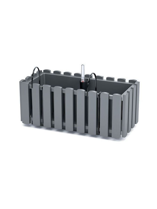 Prosperplast Ζαρντινιέρα Πλαστική Γκρι 38x18x16.2εκ.