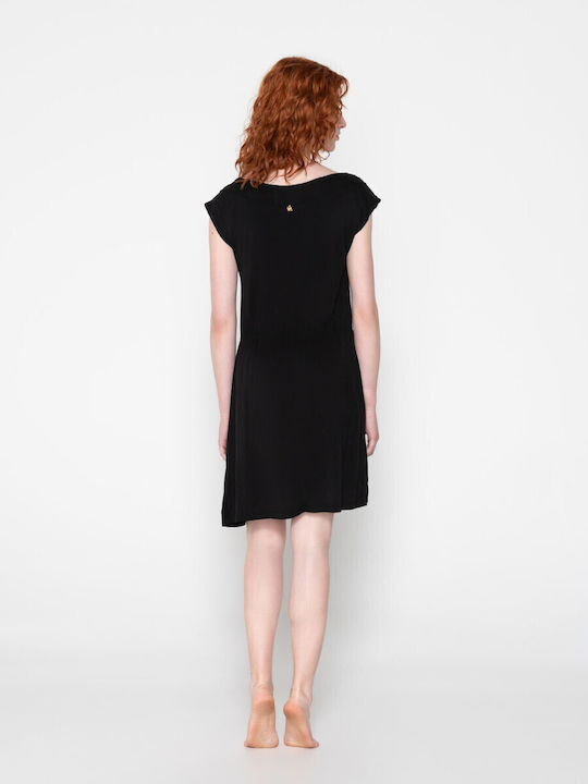 Luna Black Beach Dress