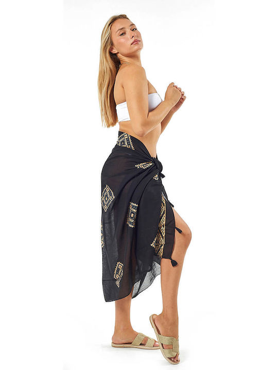 Verde Black Women's Pareo