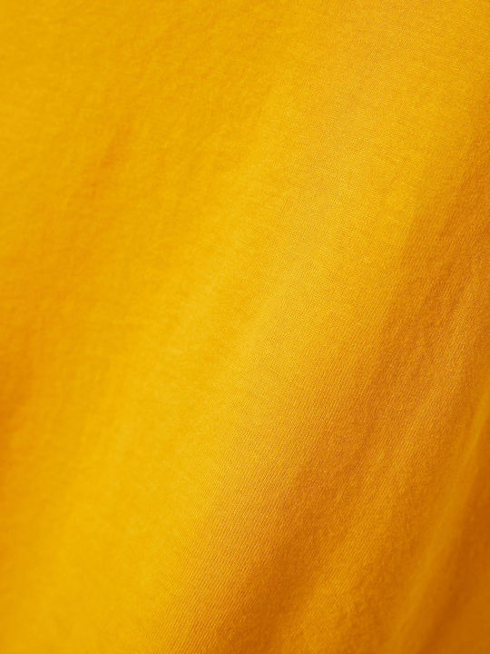Funky Buddha Women's Athletic Blouse Sleeveless Yellow