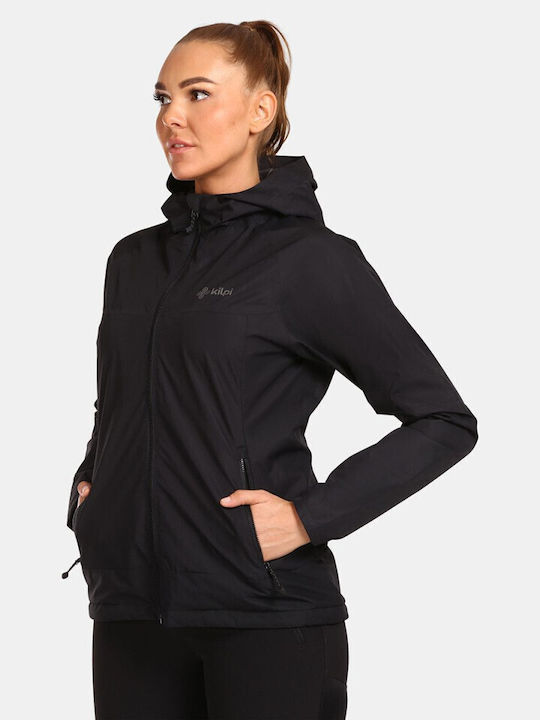 Kilpi Women's Short Lifestyle Jacket for Winter Black