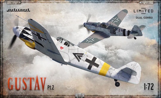 Eduard Plastic Kits Густав Pt 2 Dual Combo 1/72 Limited Edition в мащаб 1:72