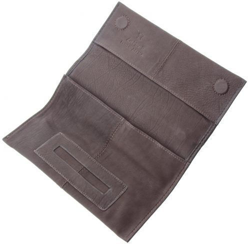 Lavor Leather Tobacco Pouch 1-30112 With Magnetic Clasp 16.5x7.5cm Brown