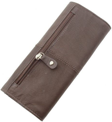 Lavor Leather Tobacco Pouch 1-30112 With Magnetic Clasp 16.5x7.5cm Brown