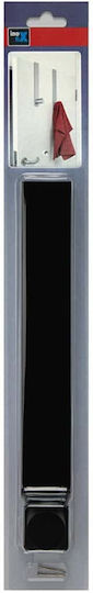 Inofix Door Hook Single Slot Metallic 29.6x4x6.6cm