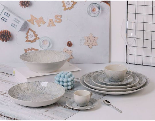 Cryspo Trio Beige Ceramic Dinnerware Set 20pcs