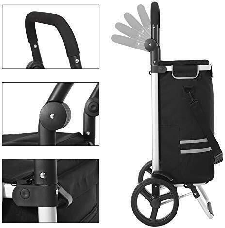Shopping Trolley Black 100x100x100cm KST03BK