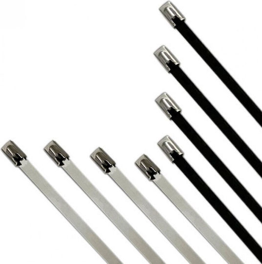 Cable Ties Plastic 400mmx7.9mm In Silver Colour 20 Pieces 28930-148