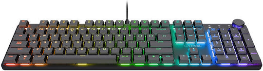Trust GXT 866 Torix Gaming Μηχανικό Πληκτρολόγιο με Huano White διακόπτες και RGB φωτισμό (Αγγλικό US)