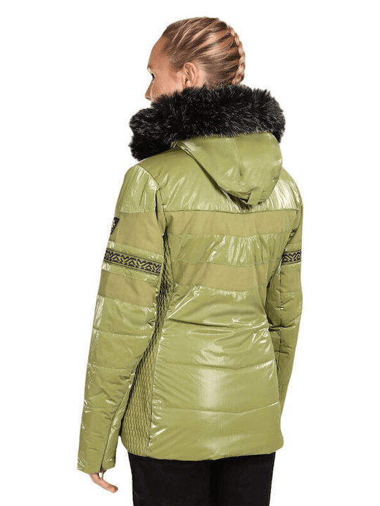 Kilpi UL0132KI-GRN Feminin Jachetă pentru Schi & Snowboard Verde