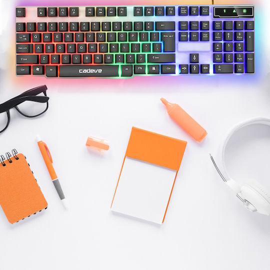 E203-2 Gaming Tastenfeld mit RGB-Beleuchtung (Englisch US)