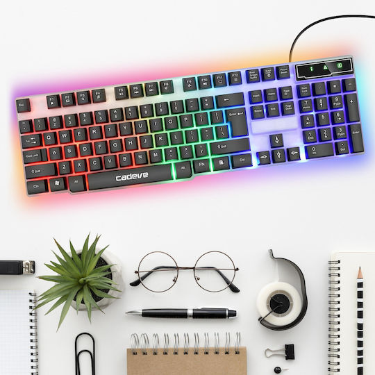E203-2 Gaming Tastenfeld mit RGB-Beleuchtung (Englisch US)