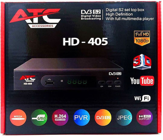ATC Satellite Decoder Hd405 32208 DVB-S2