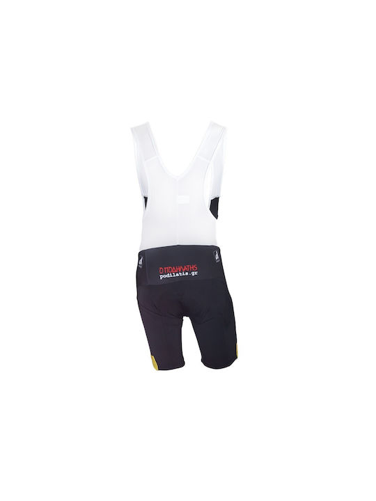 Demaraz Podilatis Men's Cycling Pants with Braces Black