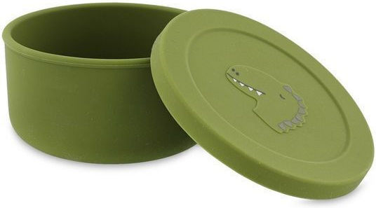 Trixie Kids' Food Container made of Silicone Dinosaurs Green x x 5.5cm