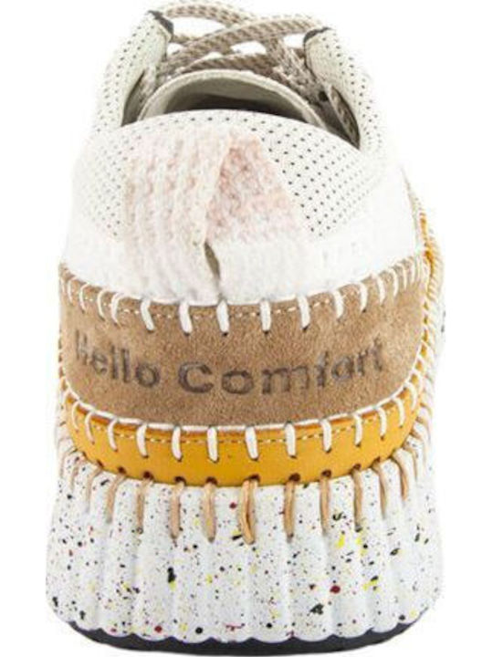Γυναικεία Ανατομικά Sneakers Μπεζ