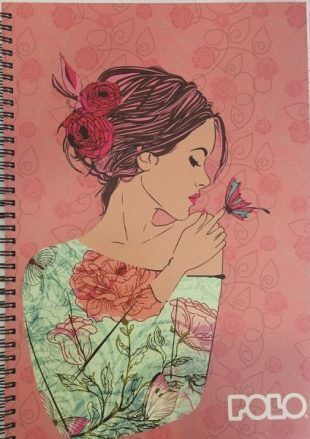 Polo Spiral Notebook Ruled 90 Sheets Dino 1pcs (Μiscellaneous Designs)
