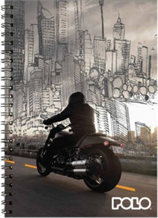 Polo Spiral Notebook Ruled 90 Sheets Dino 1pcs (Μiscellaneous Designs)