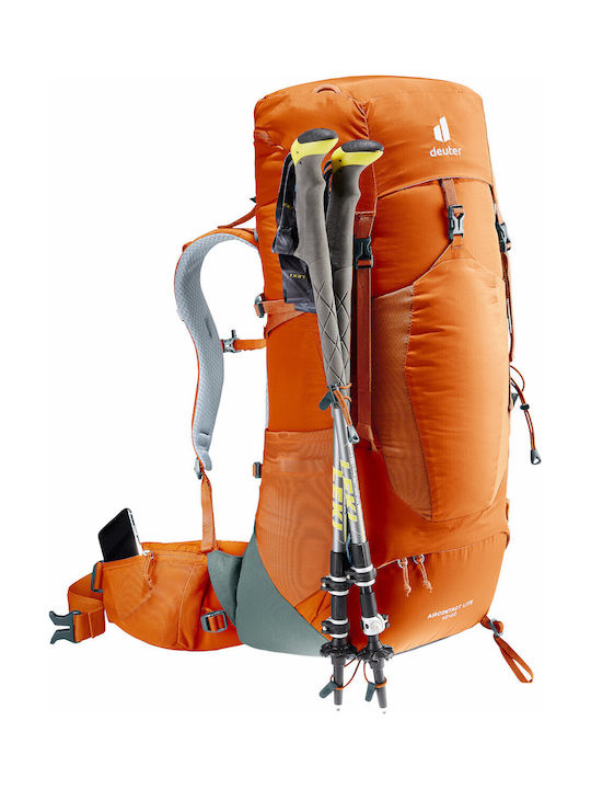 Deuter Aircontact Lite Mountaineering Backpack 50lt Orange DTR44-01224-9319-chestnut-teal