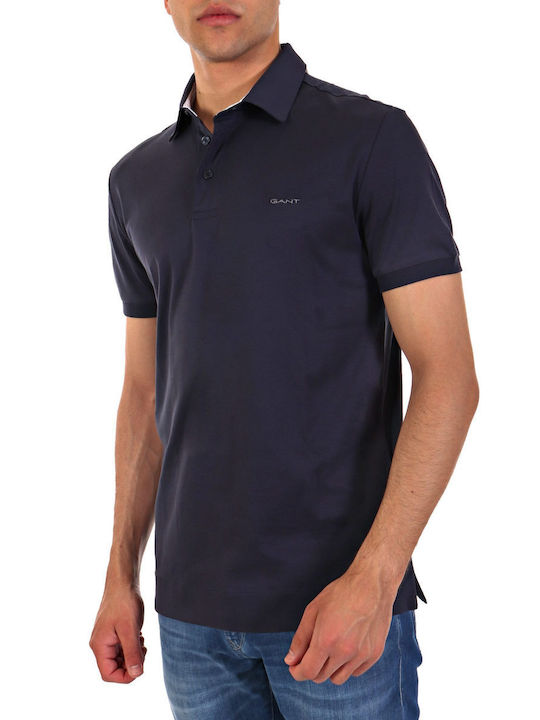 Gant Men's Short Sleeve Blouse Polo BLUE