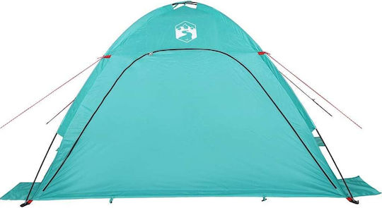 vidaXL Beach Tent for 4 People Green
