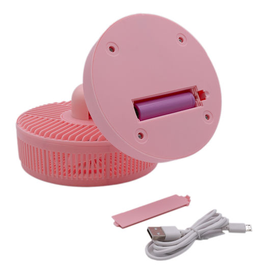 Uncle George Ventilator USB / Baterie 4W Roz 07.01.00-0015-PINK