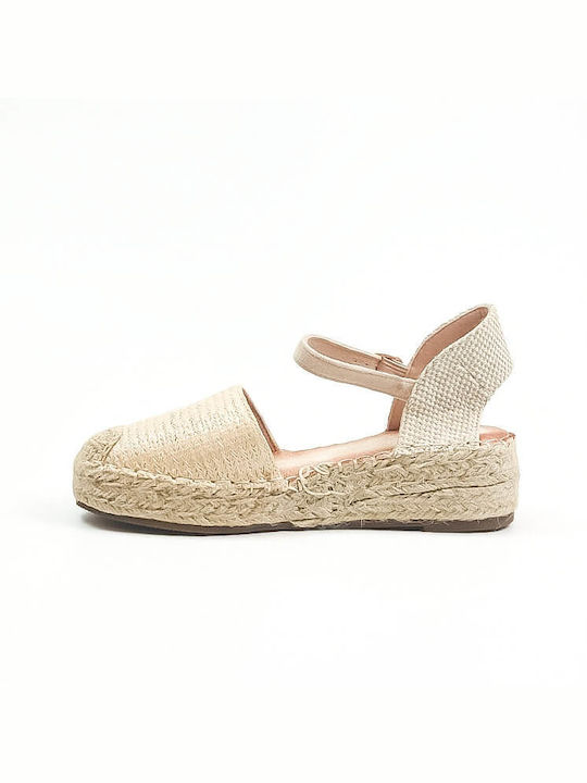 Bellamica Women's Platform Espadrilles Beige