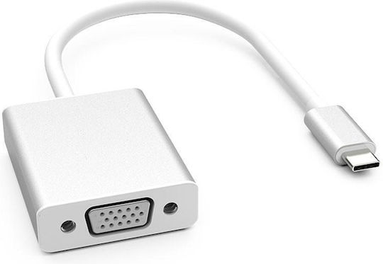 Usb-c/type-c To Vga Hd Converter 1080p Laptop Connecting Display Mobile Phone Same Screen Line