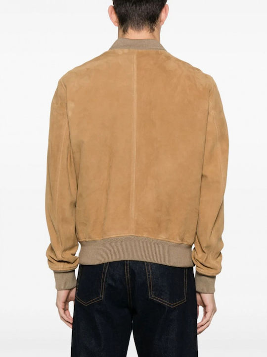 Tom Ford Men's Bomber Jacket Beige