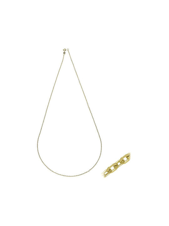 14 Karat Goldkette Fortsetina 50cm 1.50mm