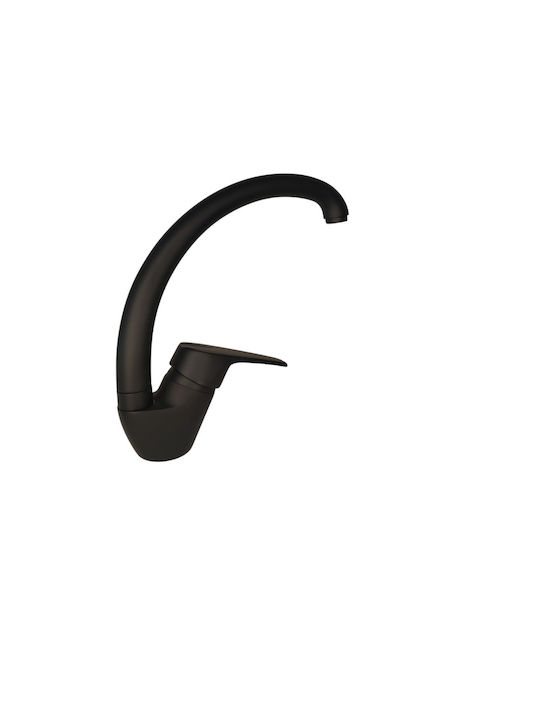 NEO Kitchen Faucet Tall Counter Black