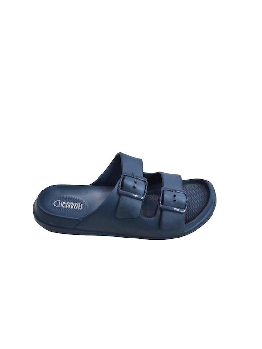 Cubanitas Herren-Sandalen Blau