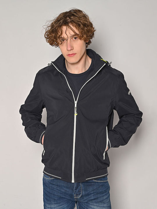 Camaro Men's Jacket Navy Blue