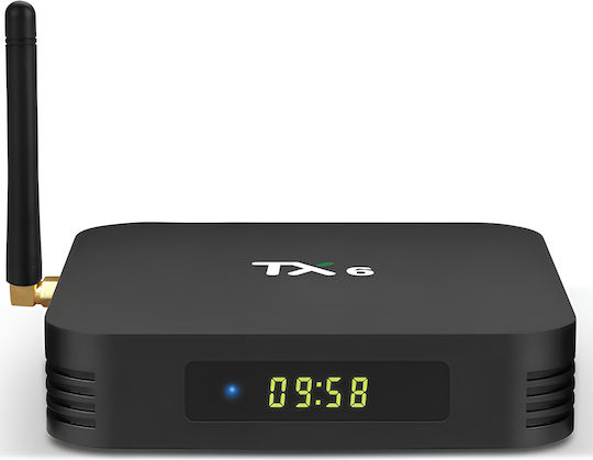 TV Box TX6 4K UHD with WiFi USB 3.0 4GB RAM and 4GB Storage Space with Operating System Android