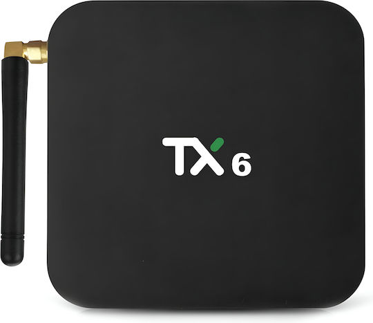 TV Box TX6 4K UHD with WiFi USB 3.0 4GB RAM and 4GB Storage Space with Operating System Android