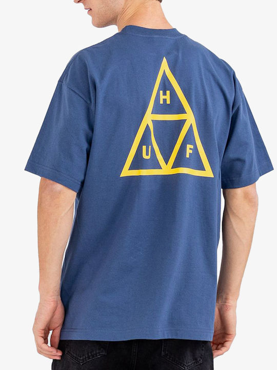 HUF Set Triple Triangle Ανδρικό T-shirt Κοντομάνικο Twilight