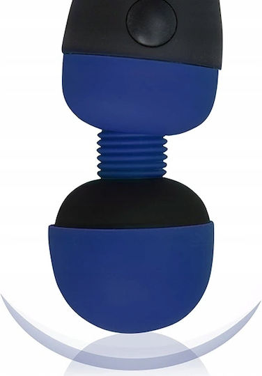 Palmpower Wand Massager Moving Head Blue