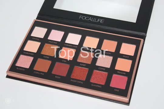Focallure We Care Your Favors 02 Neutrals 18-Color Eye Shadow Palette