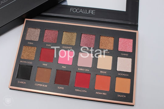 Focallure We Care Your Favors 18-part Eye Shadow Kit 01 Bright Lux