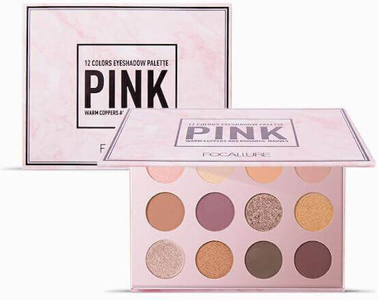Focallure Pink Collection 12 Kit de Farduri de Pleoape