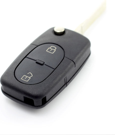 CarGuard Carcasă cheie auto cu lamă cu 2 butoane pentru Audi
