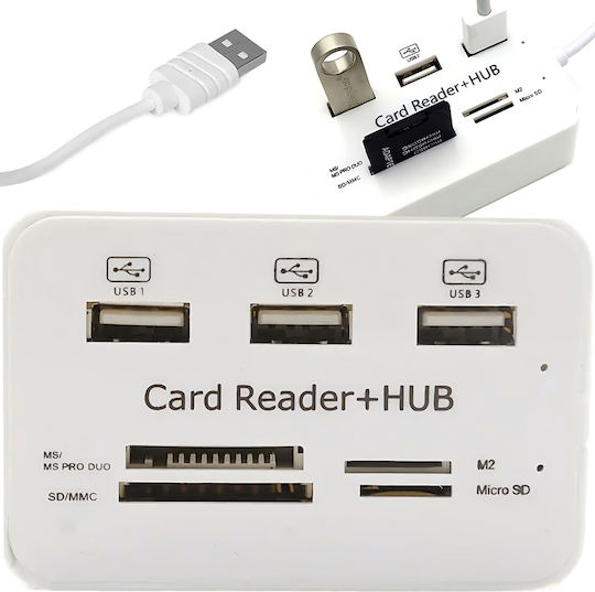 USB Hub with 2 Ports USB 3.1 with USB-A Connection