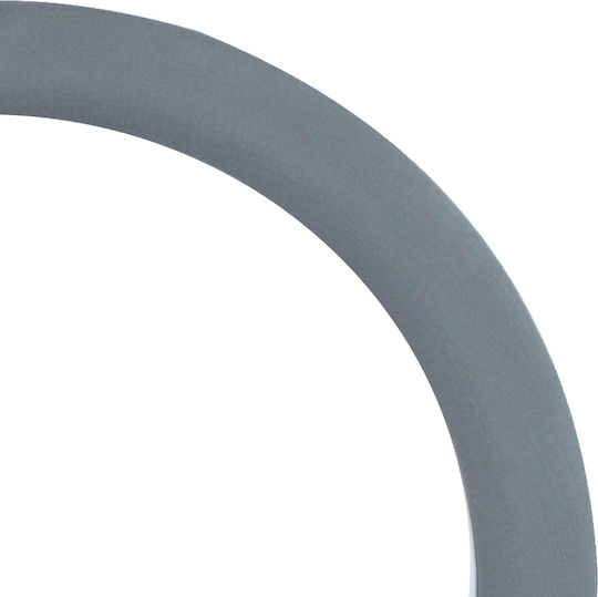 Maxeed Car Steering Wheel Cover with Diameter 37cm Silicone Gray with Gray Stitching