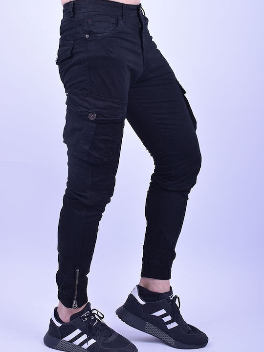 New Mentality Herrenhose Cargo Black