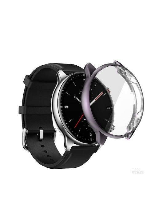 Protective Cover Case Electroplating Coating Amazfit Gtr 2 Tpu Gray