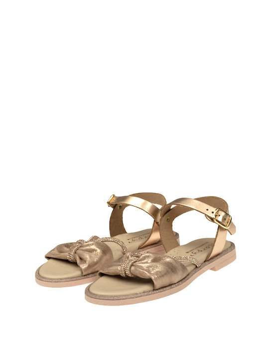 Scarpy Kinder Sandalen Rose Gold