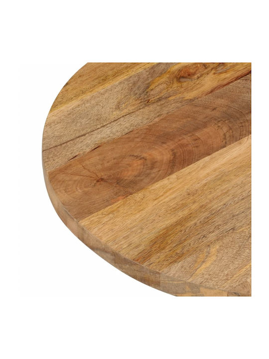 vidaXL Oval Table Surface made of Solid Wood in Brown Color 100x40x2.5cm 370124 1pcs