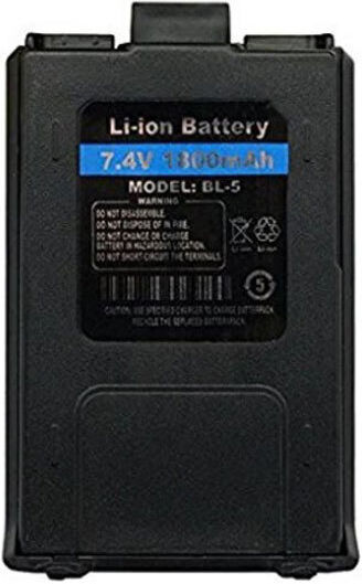Baofeng Uv-5r 1800mah Two-Way Radio Battery